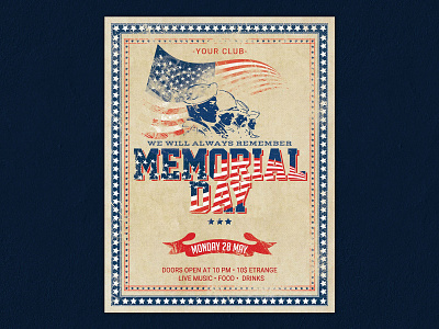 Memorial Day Flyer 4 th july american american flag american holidays american traditional americana independens day memorial day memorial day flyer memorialday usa usa flag