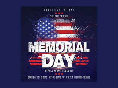 Memorial Day Flyer 4th july 4th of july american american flag american holidays american traditional americana independence independence day independence day flyer independenceday memorial day memorial day flyer memorialday usa usa flag