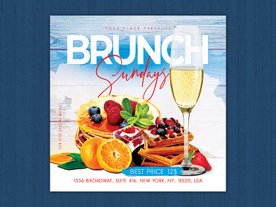 Brunch Saturday Flyer brunch brunch on saturday brunch sundays food food and drink restaurant restaurants sunday sunday brunch