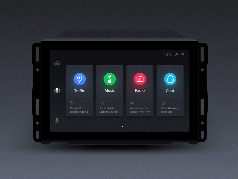 Radio for HMI androidauto atuo carplay design first gif hmi rom system ui