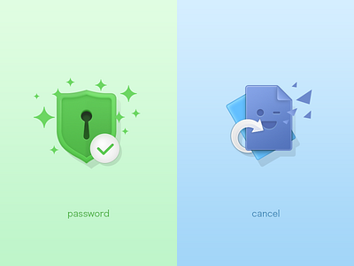 Feature Icon android blue cancel failure feature green icon illustration ios iphone password success
