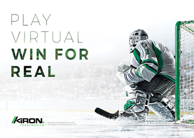 Ice Hockey Advertisement design