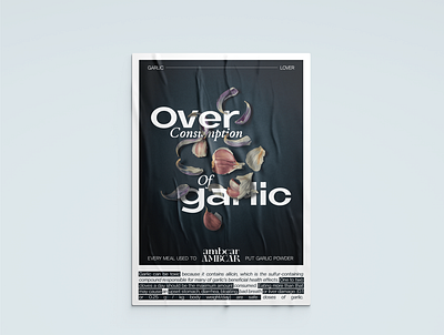 Garlic Toxicity design graphic design poster posterdesign