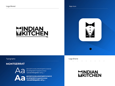 Indian Kitchen brand design branding business logo creative design creative logo logo design