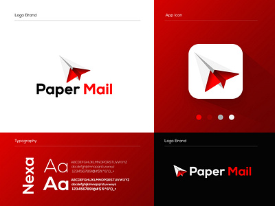 Paper mail brand design business logo design creative design creative logo logo logo design minimalist logo