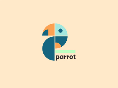 Parrot branding design flat graphic design illustration logo minimal ui web web ui