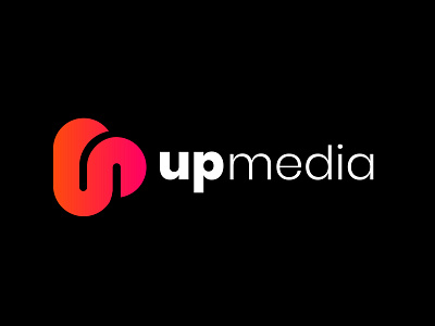 Up Media branding design flat graphic design illustration logo minimal ui web web ui