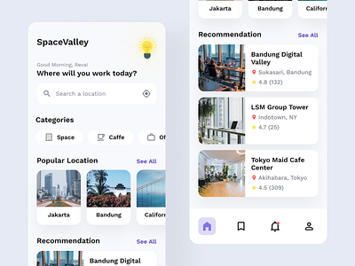 SpaceValley - Coworking Space App Exploration