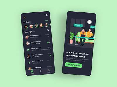 SChat - Simple Messaging App app clean design messaging minimalist simple ui uiux ux