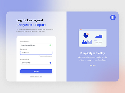 Dashboard Sign-in Page