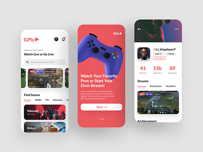 GamePly - Gaming Livestream App