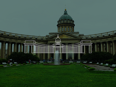 Kazan Cathedral branding design graphic design icon illustration illustrator logo logomark photoshop vector art