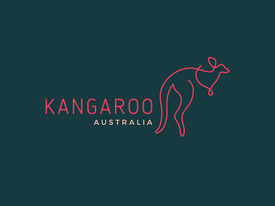 Day 19/50 #dailylogochallenge Kangaroo Logo dailylogo dailylogochallange design graphic design icon kangaroo logo monoline monoline logo vector