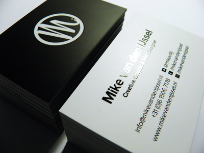Glossy lamination business card