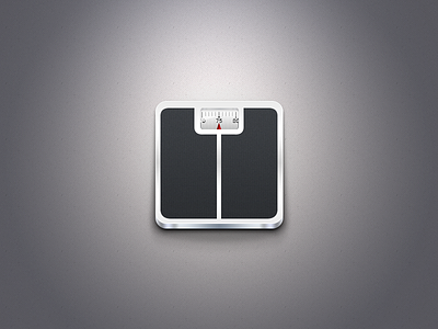 Scale Icon app apple block christmas design diet gray hd icon ios photoshop scale sport texture ui weight