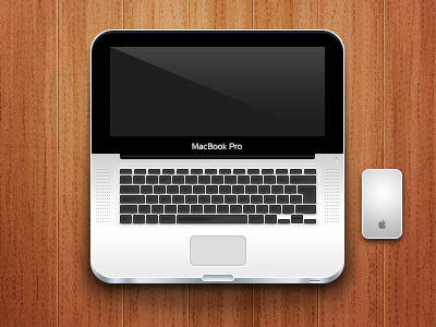 Macbook Pro Icon by Mike van den IJssel on Dribbble