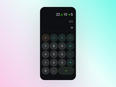 #Daily UI – Day 004 app calculator dailyui day004 design ui uidesign