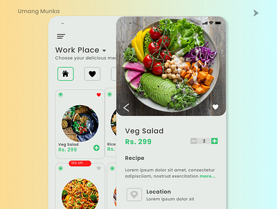 Food ordering app design branding design food order app graphic design illustration logo minimal ui um ux