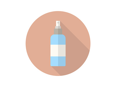 Spray Bottle art bottle care clean design disinfection flat graphicdesign hygiene icon illustration liquid logo spray vector