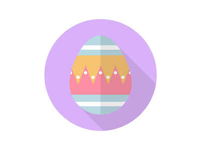 Easter Egg art celebration colorful decoration design easter easter eggs egg flat graphicdesign happy icon illustration logo vector
