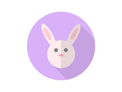 Easter Rabbit art bunny celebration design easter festive flat graphicdesign happy holiday icon illustration logo rabbit vector