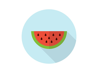 Watermelon Design art design flat fresh fruit graphicdesign healthy icon illustration juicy logo summer sweet vector watermelon