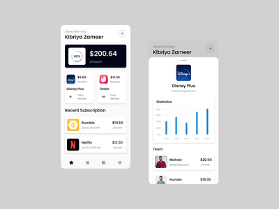 Subscription Management App