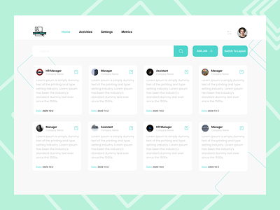 ApplyWay Backend UI design (Web Application) by Mohammed on Dribbble