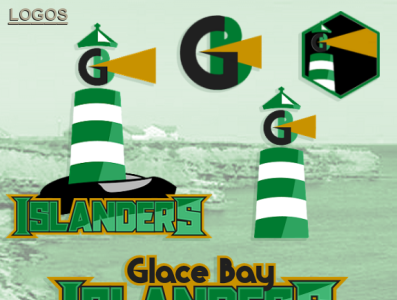 Glace Bay LOGOS design illustration logo sports design
