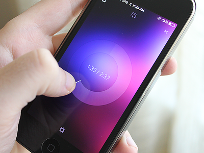 Seek app beat gestures ios ios7 iphone music player seek touch