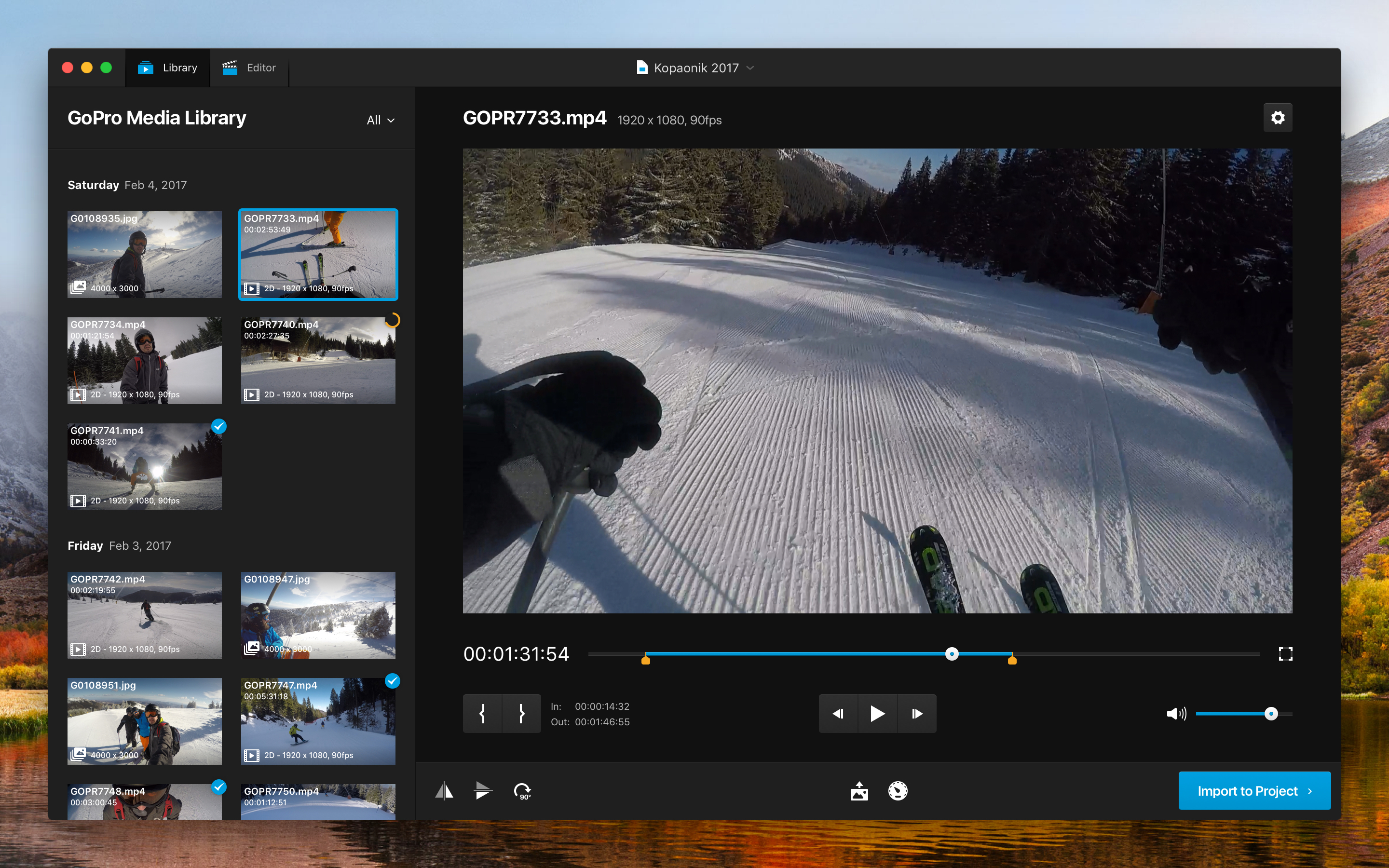 gopro app studio