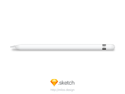 Apple Pencil [.sketch freebie] apple free freebie ipad pencil sketch vector