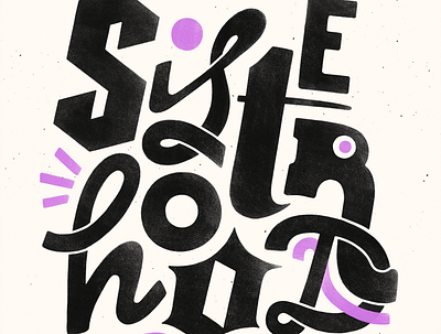Sisterhood graphic design illustration type typography