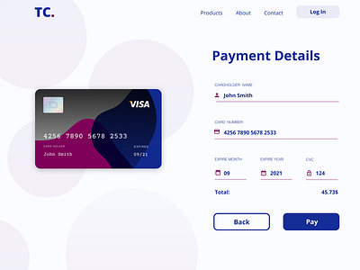 Daily UI: Credit Card Checkout