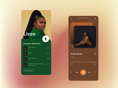 Daily UI 009 - Music Player app design daily 100 challenge daily ui daily ui 009 dailyui dailyuichallenge design music player ui