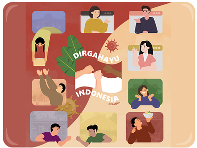 Poster #1 - Indonesia Bisa character design design digital art graphic design illustration