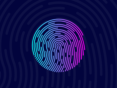 Fingerprint Design ab hadi bangladesh branding design fingerprint design graphic design illustration logo vector