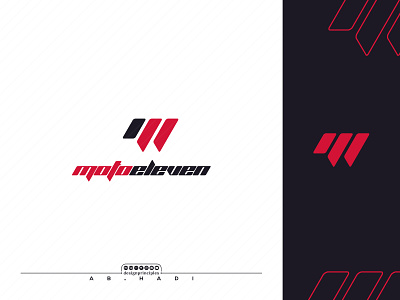 Motoeleven Logo ab hadi brand logo m letter logo moto moto logo racing speed