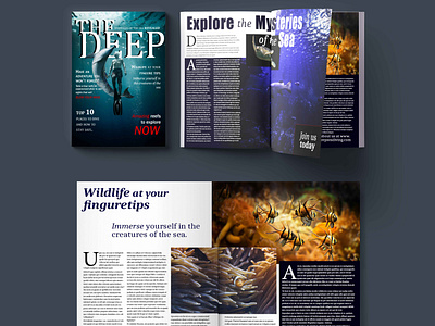 Magazine Mockup The Deep