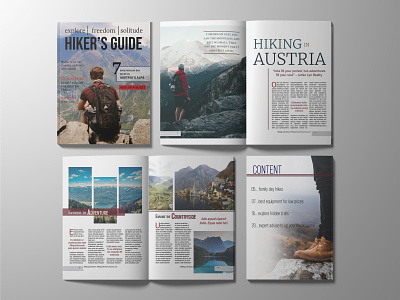 Travel Magazine design graphic design magazine magazine cover magazine design mock up typography
