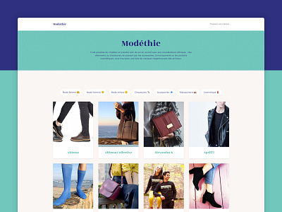 Modéthic - The vegan brands directory