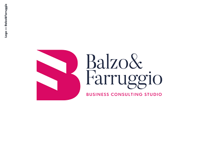 Logo - Balzo&Farruggio Business Consulting brand branding logo logodesign monogram