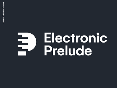 Logo - Electronic Prelude brand branding e commerce electronic logo logodesign logos monogram