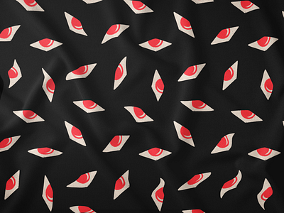 Hello Dribbble! 👁️ eyes hello dribbble illustration pattern design patterns print design surface design surface pattern textile design textile pattern vinopatterns