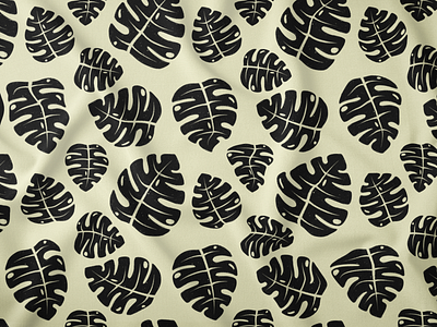 leaves of monstera 🌿 designs illustration leaves pattern design patterns print design surface design surface pattern textile design textile pattern tropical vinopatterns