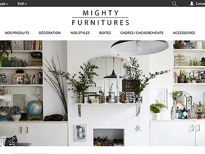 Thème Prestashop | Mighty Furniture cms e commerce prestashop shop webdesign