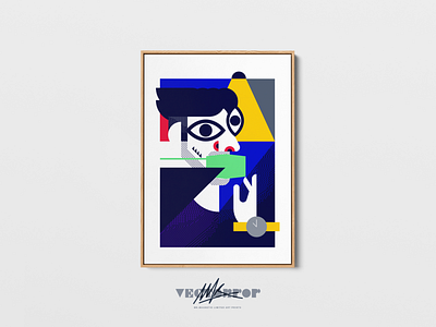 Mr. Magnetik "Curfew" Diptyque — VectorPop Limited Art Prints