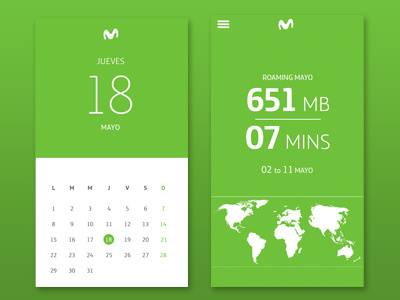 Movistar mobile mobile ui