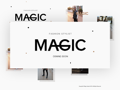 Magic Swedin - Coming Soon Page & Logo