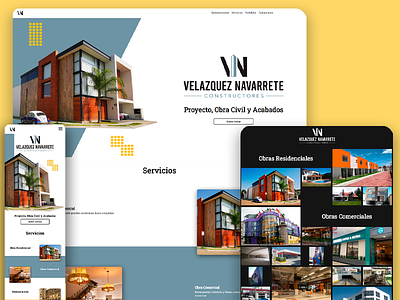 VN Constructores - landing page